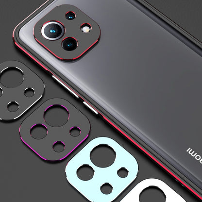 Aurora Series Lens Protector + Metal Frame Protective Case, For Xiaomi Mi 11