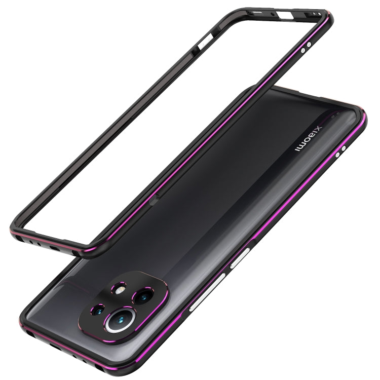 Aurora Series Lens Protector + Metal Frame Protective Case, For Xiaomi Mi 11