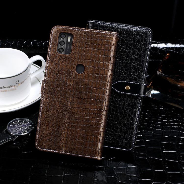 idewei Crocodile Texture Horizontal Flip Leather Case with Holder & Card Slots & Wallet, For ZTE Blade A7s 2020