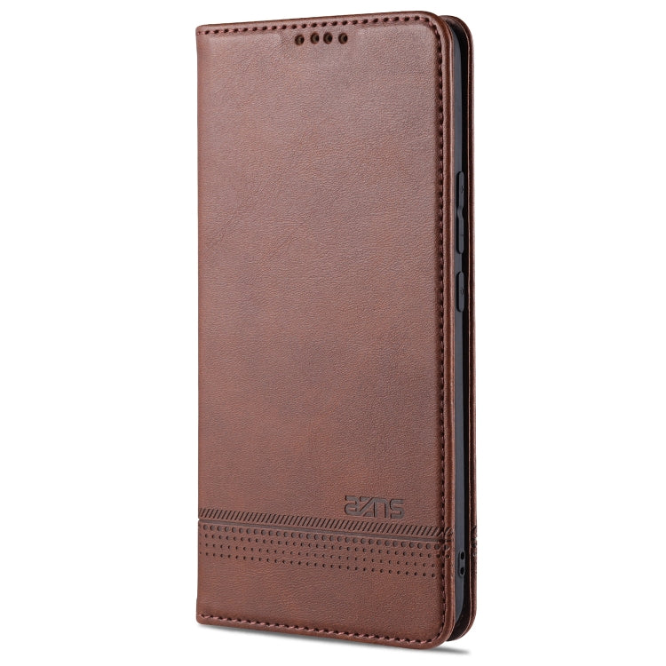 AZNS Magnetic Calf Texture Horizontal Flip Leather Case with Card Slots & Holder & Wallet, For Xiaomi Mi 11