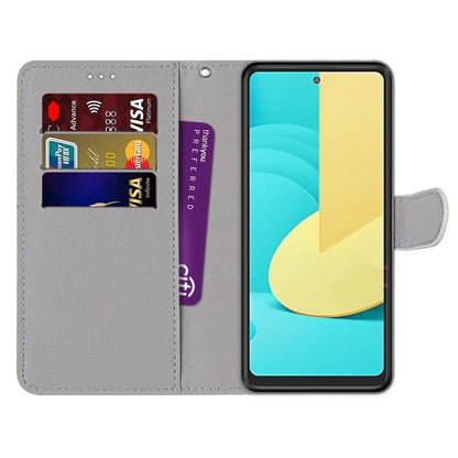 Coloured Drawing Cross Texture Horizontal Flip PU Leather Case with Holder & Card Slots & Wallet & Lanyard, For LG Stylo 7 5G, For Huawei Y9a