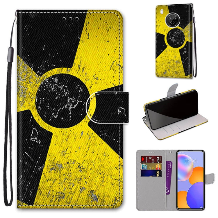 Coloured Drawing Cross Texture Horizontal Flip PU Leather Case with Holder & Card Slots & Wallet & Lanyard, For LG Stylo 7 5G, For Huawei Y9a