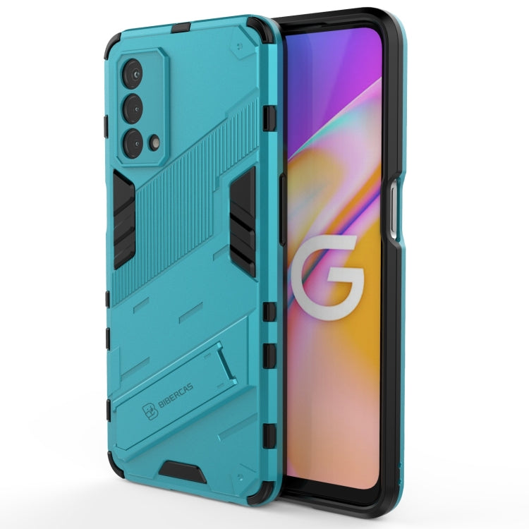 Punk Armor 2 in 1 PC + TPU Shockproof Case with Invisible Holder, For OPPO A93 5G, For OPPO A53 4G, For OPPO F17 Pro