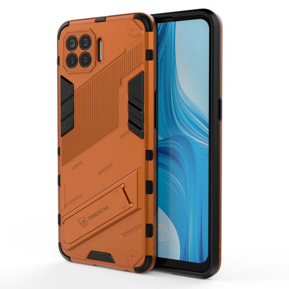 Punk Armor 2 in 1 PC + TPU Shockproof Case with Invisible Holder, For OPPO A93 5G, For OPPO A53 4G, For OPPO F17 Pro