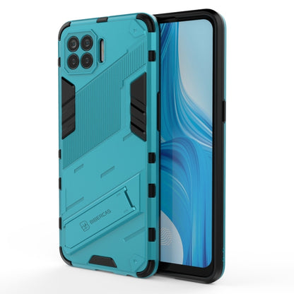 Punk Armor 2 in 1 PC + TPU Shockproof Case with Invisible Holder, For OPPO A93 5G, For OPPO A53 4G, For OPPO F17 Pro