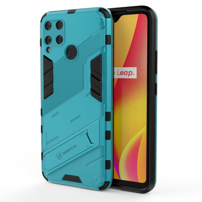 Punk Armor 2 in 1 PC + TPU Shockproof Case with Invisible Holder, For Realme C15, For Realme 7 Pro, For Realme 7, For OPPO Reno5 5G