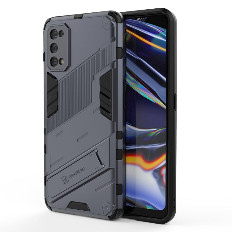 Punk Armor 2 in 1 PC + TPU Shockproof Case with Invisible Holder, For OPPO Reno5 Pro+, For Realme V15, For OPPO Realme C15, For OPPO Realme 7 Pro, For OPPO Realme 7