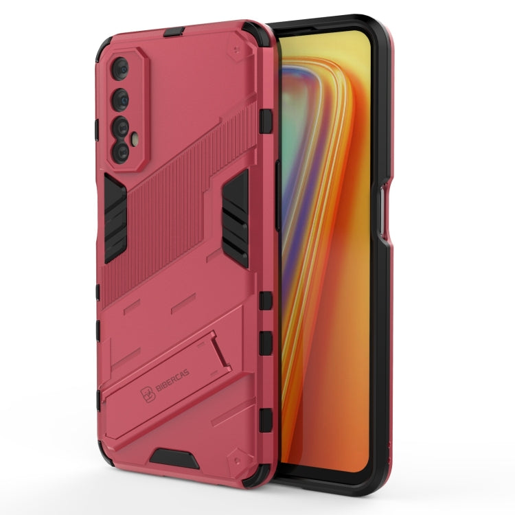 Punk Armor 2 in 1 PC + TPU Shockproof Case with Invisible Holder, For Realme C15, For Realme 7 Pro, For Realme 7, For OPPO Reno5 5G