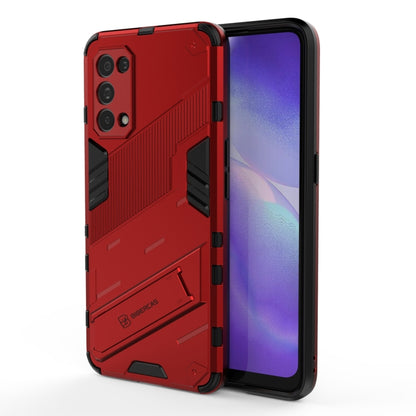 Punk Armor 2 in 1 PC + TPU Shockproof Case with Invisible Holder, For Realme C15, For Realme 7 Pro, For Realme 7, For OPPO Reno5 5G