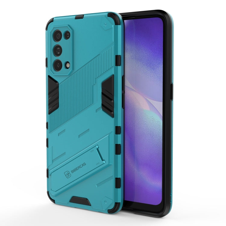 Punk Armor 2 in 1 PC + TPU Shockproof Case with Invisible Holder, For Realme C15, For Realme 7 Pro, For Realme 7, For OPPO Reno5 5G