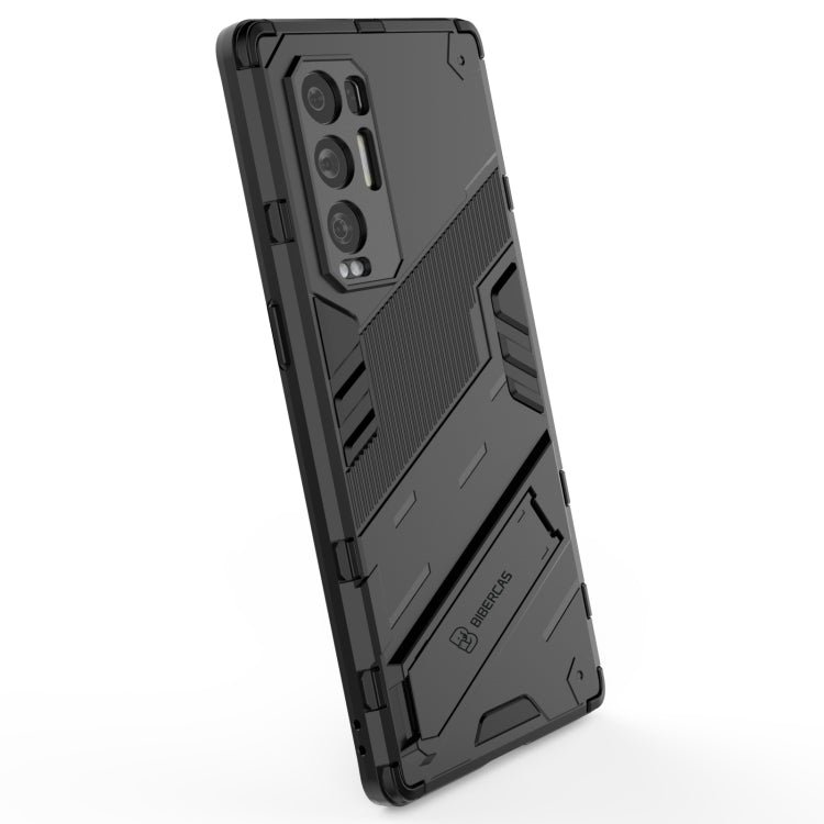 Punk Armor 2 in 1 PC + TPU Shockproof Case with Invisible Holder, For OPPO Reno5 Pro+, For Realme V15, For OPPO Realme C15, For OPPO Realme 7 Pro, For OPPO Realme 7