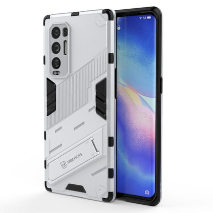 Punk Armor 2 in 1 PC + TPU Shockproof Case with Invisible Holder, For OPPO Reno5 Pro+, For Realme V15, For OPPO Realme C15, For OPPO Realme 7 Pro, For OPPO Realme 7