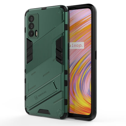 Punk Armor 2 in 1 PC + TPU Shockproof Case with Invisible Holder, For OPPO Reno5 Pro, For OPPO Realme V15