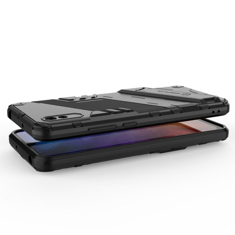 Punk Armor 2 in 1 PC + TPU Shockproof Case with Invisible Holder, For Xiaomi Redmi 9A, For Xiaomi Redmi 9, For Xiaomi Redmi Note 7