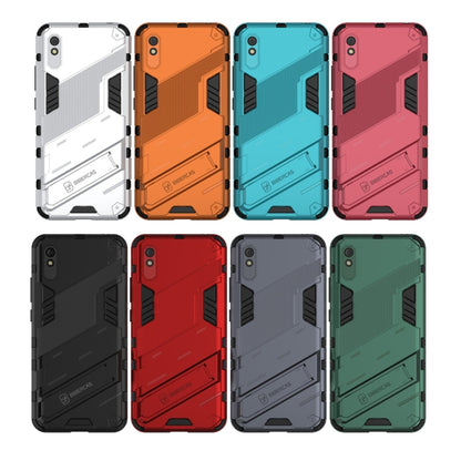 Punk Armor 2 in 1 PC + TPU Shockproof Case with Invisible Holder, For Xiaomi Redmi 9A, For Xiaomi Redmi 9, For Xiaomi Redmi Note 7