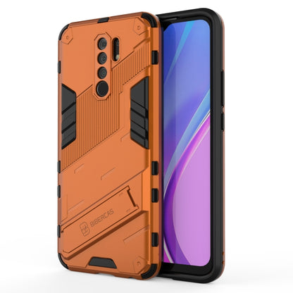 Punk Armor 2 in 1 PC + TPU Shockproof Case with Invisible Holder, For Xiaomi Redmi 9A, For Xiaomi Redmi 9, For Xiaomi Redmi Note 7