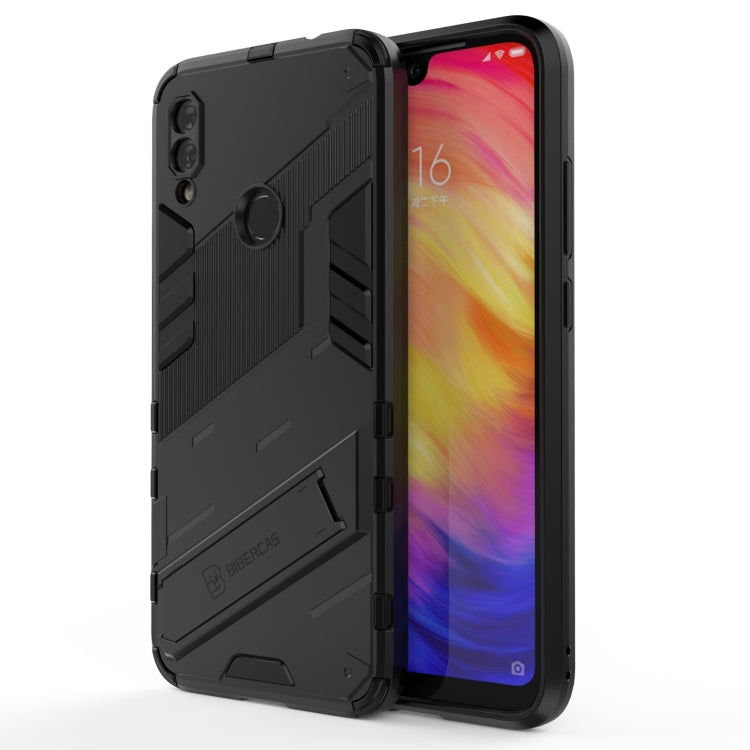 Punk Armor 2 in 1 PC + TPU Shockproof Case with Invisible Holder, For Xiaomi Redmi 9A, For Xiaomi Redmi 9, For Xiaomi Redmi Note 7