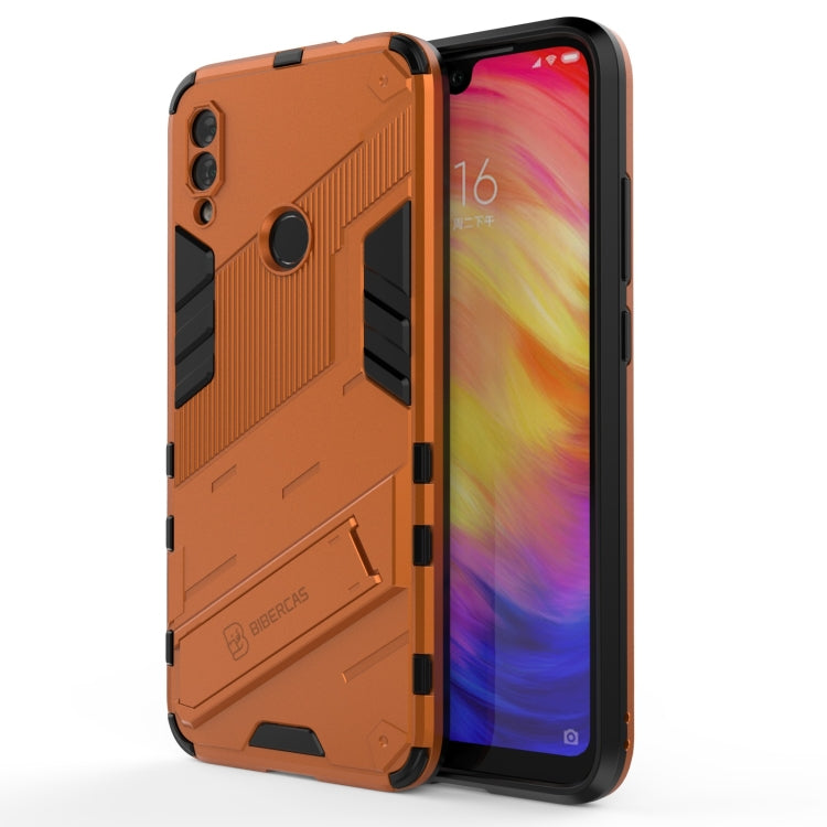 Punk Armor 2 in 1 PC + TPU Shockproof Case with Invisible Holder, For Xiaomi Redmi 9A, For Xiaomi Redmi 9, For Xiaomi Redmi Note 7