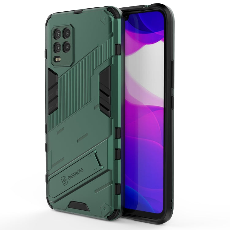 Punk Armor 2 in 1 PC + TPU Shockproof Case with Invisible Holder, For Xiaomi Mi 10 Lite 5G, For Xiaomi Mi 10T Pro 5G, For Xiaomi Mi 11