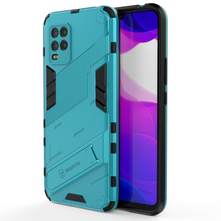 Punk Armor 2 in 1 PC + TPU Shockproof Case with Invisible Holder, For Xiaomi Mi 10 Lite 5G, For Xiaomi Mi 10T Pro 5G, For Xiaomi Mi 11