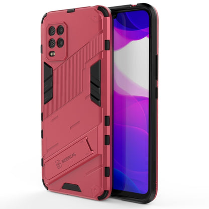 Punk Armor 2 in 1 PC + TPU Shockproof Case with Invisible Holder, For Xiaomi Mi 10 Lite 5G, For Xiaomi Mi 10T Pro 5G, For Xiaomi Mi 11