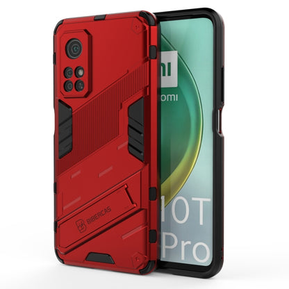 Punk Armor 2 in 1 PC + TPU Shockproof Case with Invisible Holder, For Xiaomi Mi 10 Lite 5G, For Xiaomi Mi 10T Pro 5G, For Xiaomi Mi 11