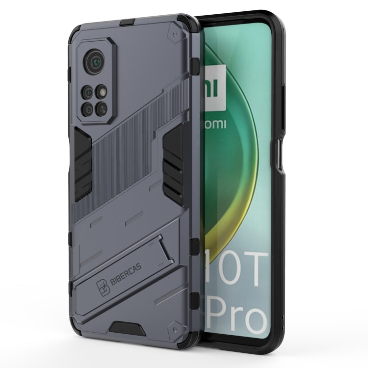 Punk Armor 2 in 1 PC + TPU Shockproof Case with Invisible Holder, For Xiaomi Mi 10 Lite 5G, For Xiaomi Mi 10T Pro 5G, For Xiaomi Mi 11