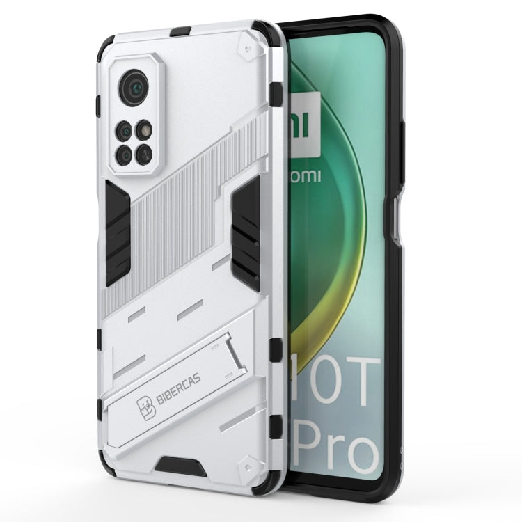 Punk Armor 2 in 1 PC + TPU Shockproof Case with Invisible Holder, For Xiaomi Mi 10 Lite 5G, For Xiaomi Mi 10T Pro 5G, For Xiaomi Mi 11