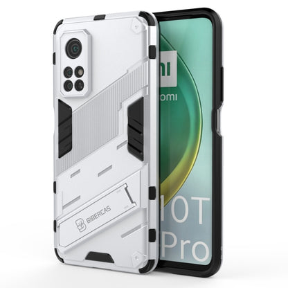 Punk Armor 2 in 1 PC + TPU Shockproof Case with Invisible Holder, For Xiaomi Mi 10 Lite 5G, For Xiaomi Mi 10T Pro 5G, For Xiaomi Mi 11