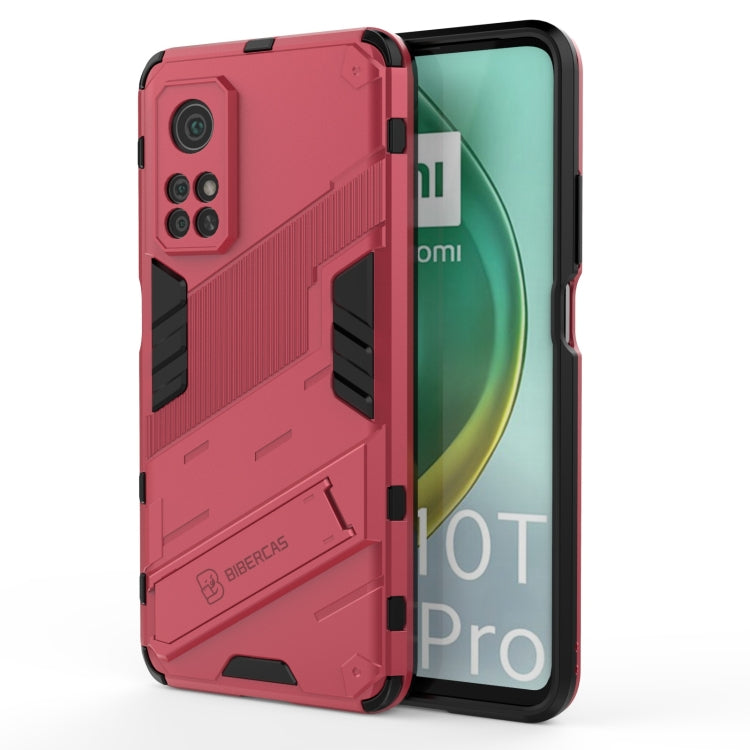Punk Armor 2 in 1 PC + TPU Shockproof Case with Invisible Holder, For Xiaomi Mi 10 Lite 5G, For Xiaomi Mi 10T Pro 5G, For Xiaomi Mi 11