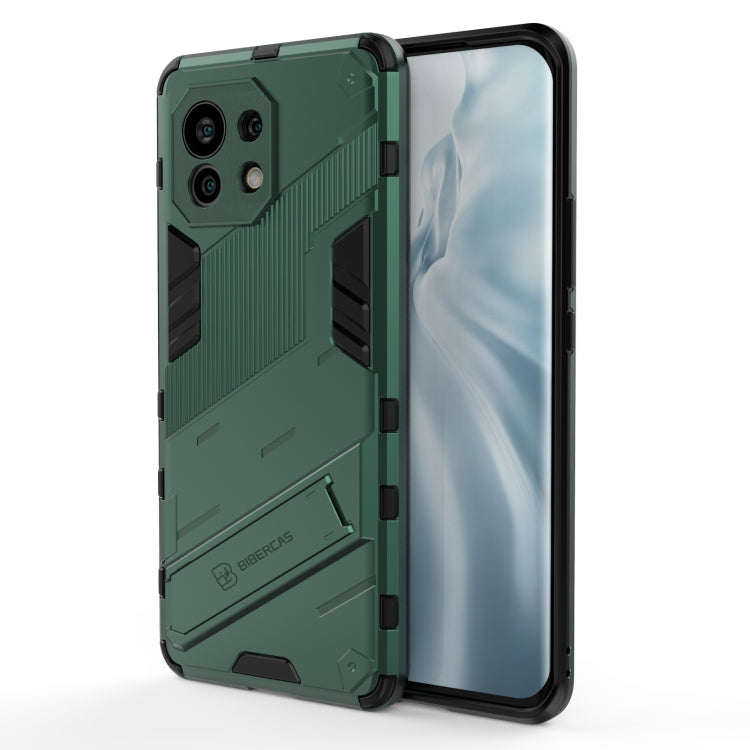 Punk Armor 2 in 1 PC + TPU Shockproof Case with Invisible Holder, For Xiaomi Mi 10 Lite 5G, For Xiaomi Mi 10T Pro 5G, For Xiaomi Mi 11
