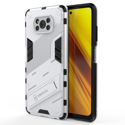 Punk Armor 2 in 1 PC + TPU Shockproof Case with Invisible Holder, For Xiaomi Poco X3