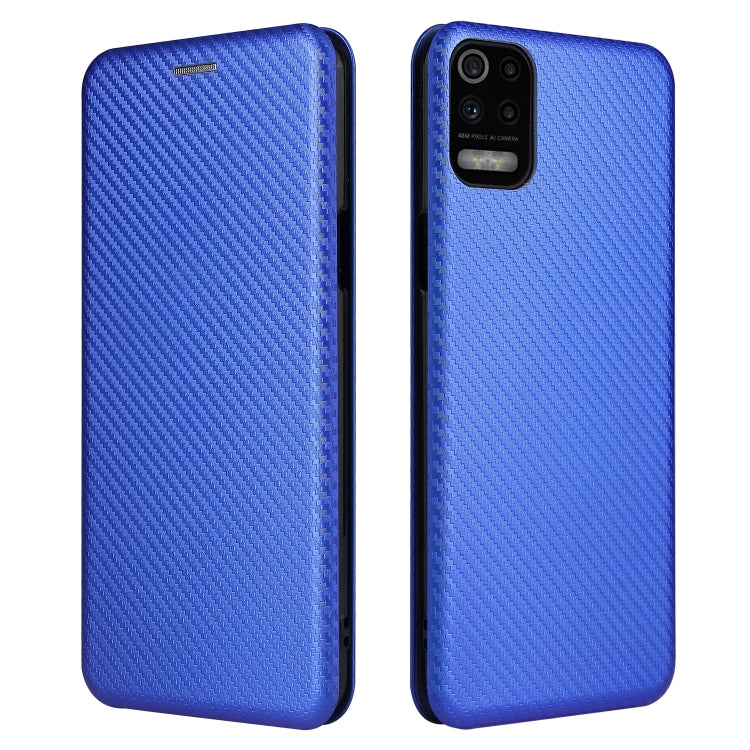 Carbon Fiber Texture Magnetic Horizontal Flip TPU + PC + PU Leather Case with Card Slot, For LG K53, For LG Stylo 7 5G, For Xiaomi Redmi K40 / K40 Pro, For Motorola Moto G30 / G10