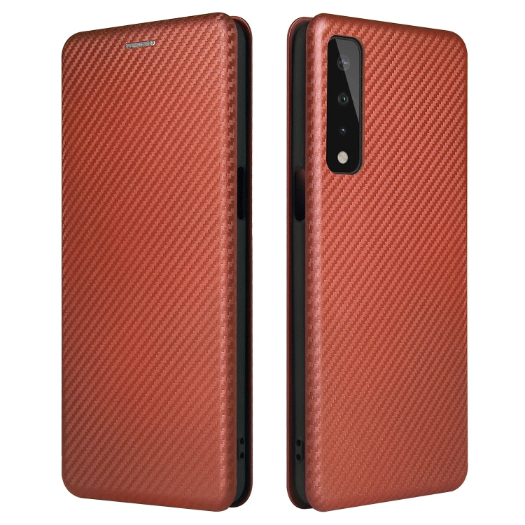 Carbon Fiber Texture Magnetic Horizontal Flip TPU + PC + PU Leather Case with Card Slot, For LG K53, For LG Stylo 7 5G, For Xiaomi Redmi K40 / K40 Pro, For Motorola Moto G30 / G10