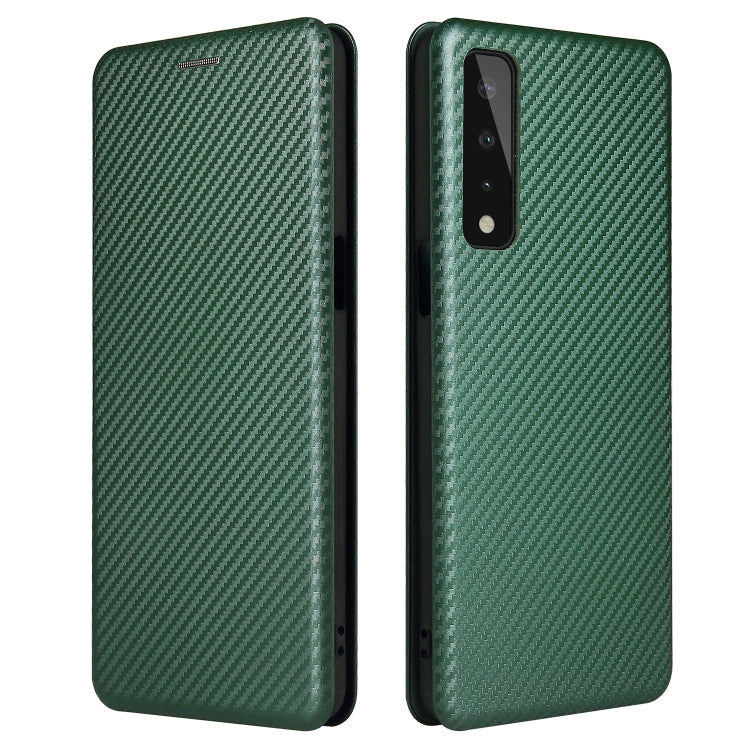 Carbon Fiber Texture Magnetic Horizontal Flip TPU + PC + PU Leather Case with Card Slot, For LG K53, For LG Stylo 7 5G, For Xiaomi Redmi K40 / K40 Pro, For Motorola Moto G30 / G10