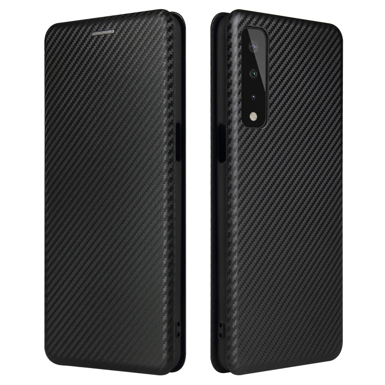 Carbon Fiber Texture Magnetic Horizontal Flip TPU + PC + PU Leather Case with Card Slot, For LG K53, For LG Stylo 7 5G, For Xiaomi Redmi K40 / K40 Pro, For Motorola Moto G30 / G10