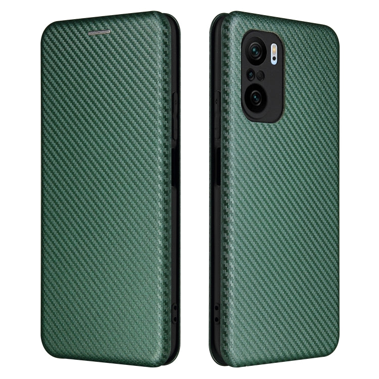 Carbon Fiber Texture Magnetic Horizontal Flip TPU + PC + PU Leather Case with Card Slot, For LG K53, For LG Stylo 7 5G, For Xiaomi Redmi K40 / K40 Pro, For Motorola Moto G30 / G10