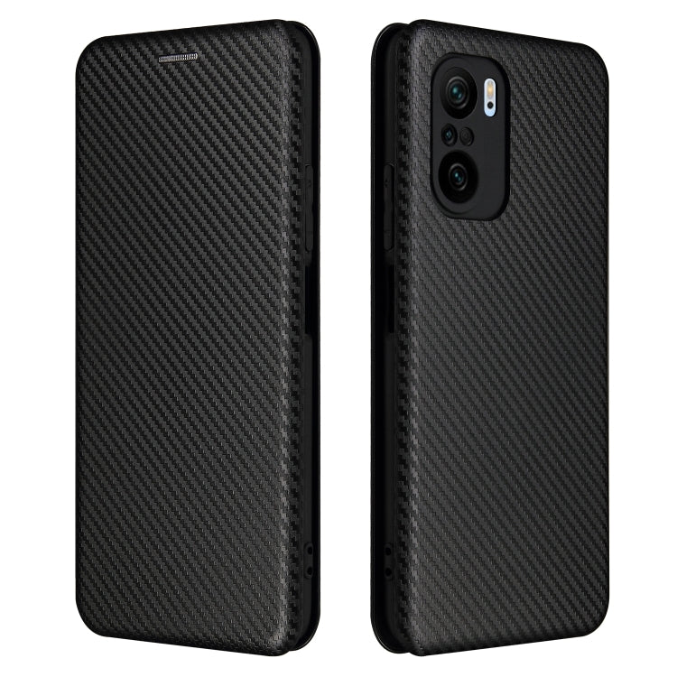 Carbon Fiber Texture Magnetic Horizontal Flip TPU + PC + PU Leather Case with Card Slot, For LG K53, For LG Stylo 7 5G, For Xiaomi Redmi K40 / K40 Pro, For Motorola Moto G30 / G10