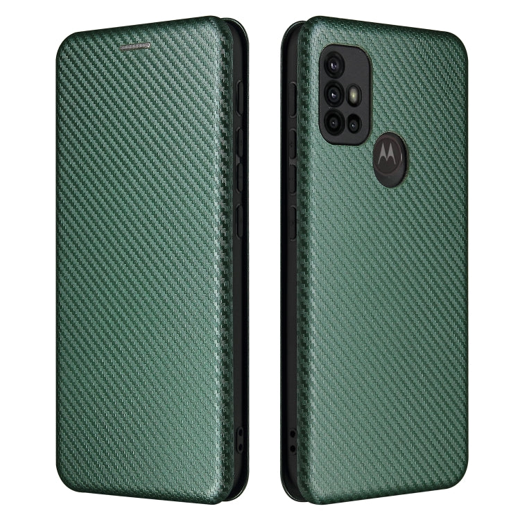 Carbon Fiber Texture Magnetic Horizontal Flip TPU + PC + PU Leather Case with Card Slot, For LG K53, For LG Stylo 7 5G, For Xiaomi Redmi K40 / K40 Pro, For Motorola Moto G30 / G10