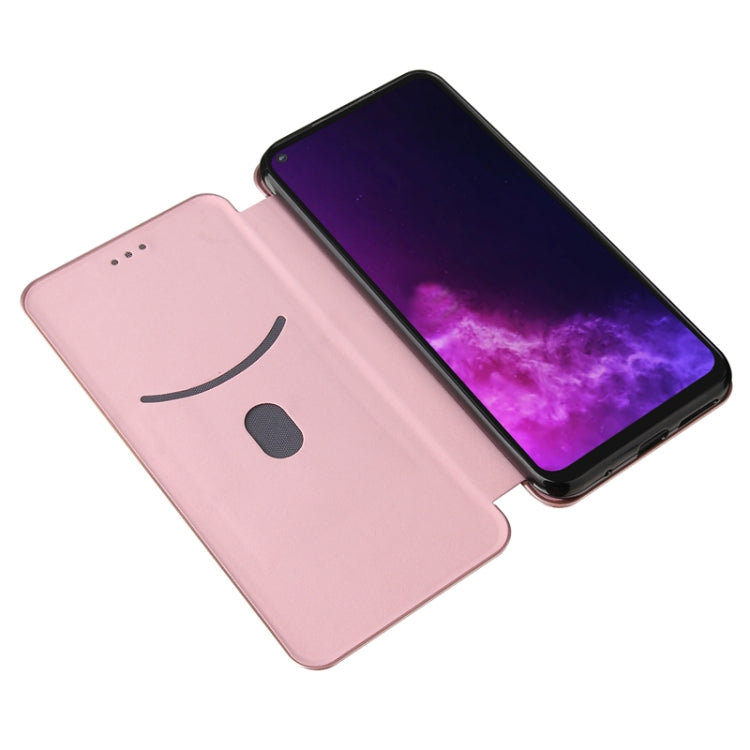 Carbon Fiber Texture Magnetic Horizontal Flip TPU + PC + PU Leather Case with Card Slot, For Motorola Moto G Play 2021, For ZTE Axon 20 5G / 4G