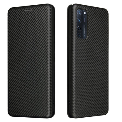 Carbon Fiber Texture Magnetic Horizontal Flip TPU + PC + PU Leather Case with Card Slot, For Motorola Moto G Play 2021, For ZTE Axon 20 5G / 4G