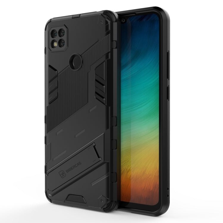Punk Armor 2 in 1 PC + TPU Shockproof Case with Invisible Holder, For Xiaomi Redmi K30 Pro, For Xiaomi Redmi Note 9 4G, For Xiaomi Redmi 9C