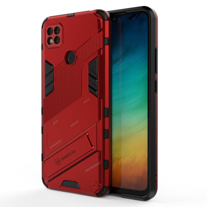 Punk Armor 2 in 1 PC + TPU Shockproof Case with Invisible Holder, For Xiaomi Redmi K30 Pro, For Xiaomi Redmi Note 9 4G, For Xiaomi Redmi 9C