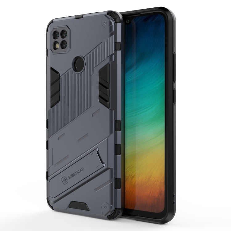 Punk Armor 2 in 1 PC + TPU Shockproof Case with Invisible Holder, For Xiaomi Redmi K30 Pro, For Xiaomi Redmi Note 9 4G, For Xiaomi Redmi 9C