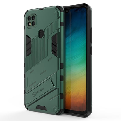 Punk Armor 2 in 1 PC + TPU Shockproof Case with Invisible Holder, For Xiaomi Redmi K30 Pro, For Xiaomi Redmi Note 9 4G, For Xiaomi Redmi 9C