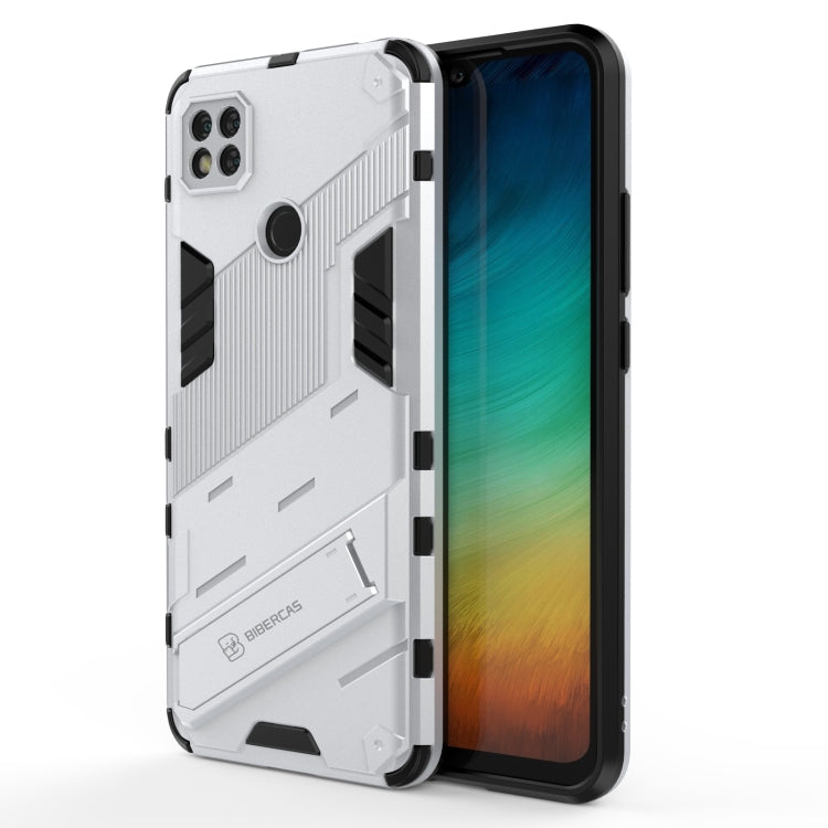 Punk Armor 2 in 1 PC + TPU Shockproof Case with Invisible Holder, For Xiaomi Redmi K30 Pro, For Xiaomi Redmi Note 9 4G, For Xiaomi Redmi 9C