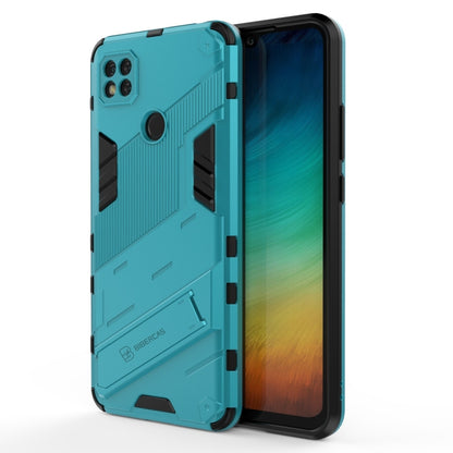 Punk Armor 2 in 1 PC + TPU Shockproof Case with Invisible Holder, For Xiaomi Redmi K30 Pro, For Xiaomi Redmi Note 9 4G, For Xiaomi Redmi 9C