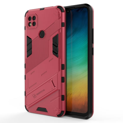 Punk Armor 2 in 1 PC + TPU Shockproof Case with Invisible Holder, For Xiaomi Redmi K30 Pro, For Xiaomi Redmi Note 9 4G, For Xiaomi Redmi 9C