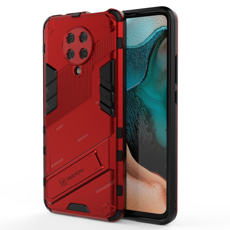 Punk Armor 2 in 1 PC + TPU Shockproof Case with Invisible Holder, For Xiaomi Redmi K30 Pro, For Xiaomi Redmi Note 9 4G, For Xiaomi Redmi 9C