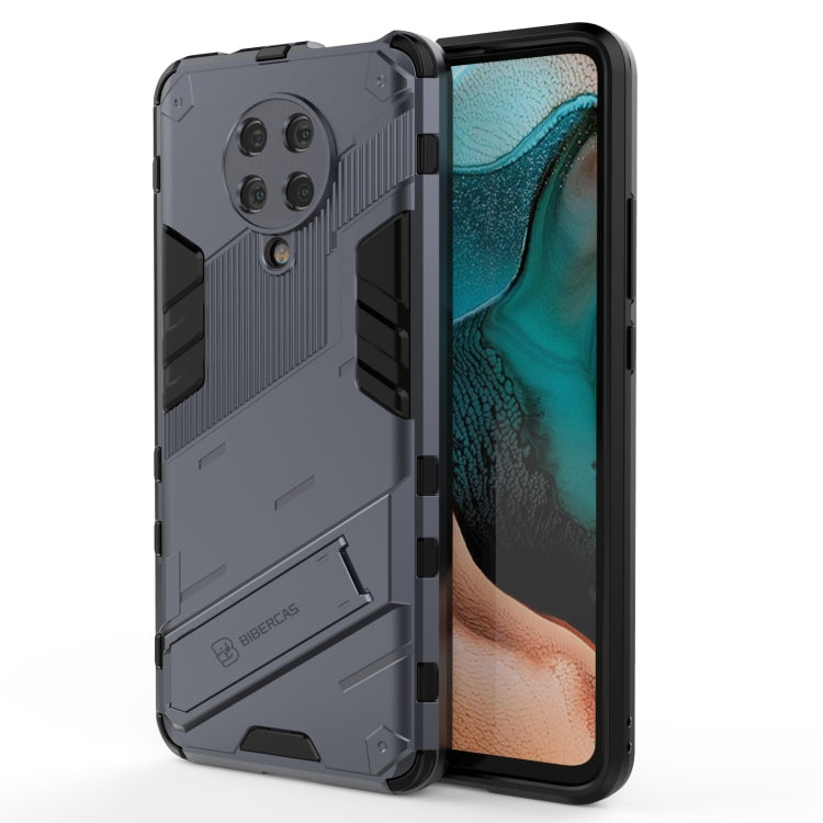 Punk Armor 2 in 1 PC + TPU Shockproof Case with Invisible Holder, For Xiaomi Redmi K30 Pro, For Xiaomi Redmi Note 9 4G, For Xiaomi Redmi 9C